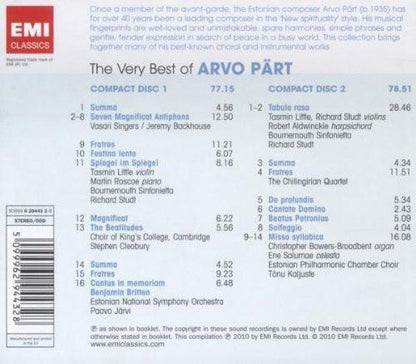 PART: The Very Best of Arvo Part (2 CDs)