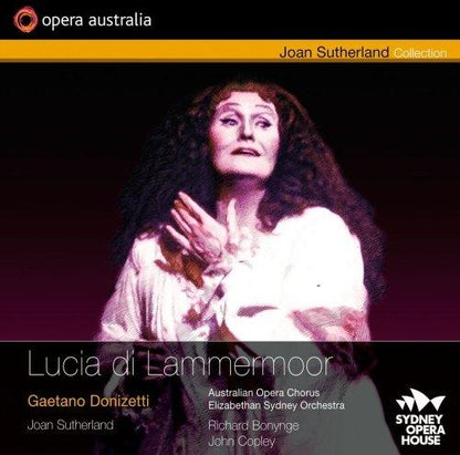 DONIZETTI: LUCIA DI LAMERMOOR - OPERA AUSTRALIA; SUTHERLAND; BONYNGE (2 CDS)