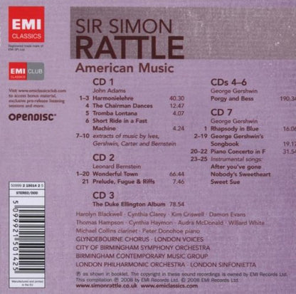 AMERICAN MUSIC - SIMON RATTLE (7 CDS)