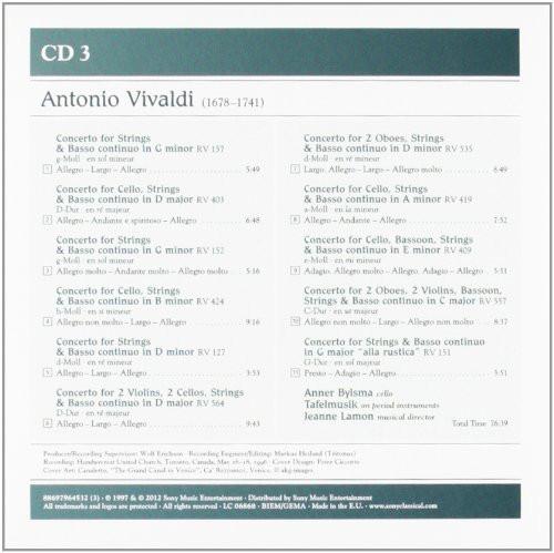 VIVALDI: THE FOUR SEASONS, CONCERTOS AND CELLO SONATAS (4 CDS)