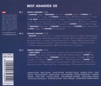 50 BEST ADAGIOS (3 CDs)
