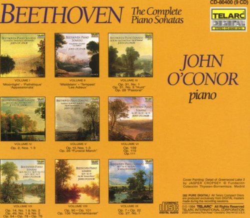 BEETHOVEN: THE COMPLETE PIANO SONATAS - John O'Conor (9 CDs)
