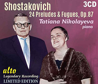 SHOSTAKOVICH: 24 PRELUDES & FUGUES OP. 87 - TATIANA NIKOLAYEVA (3 CDS)