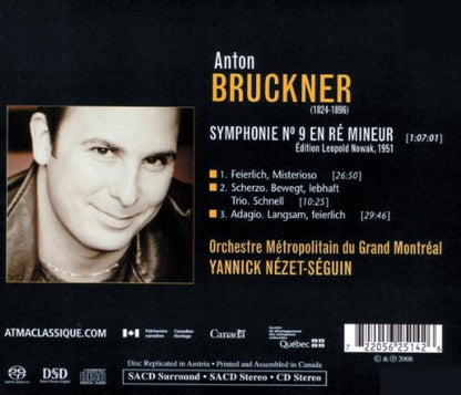 Bruckner: Symphony No 9: Nézet-Séguin, Orchestre Métropolitain du Grand Montréal (HYBRID SACD)
