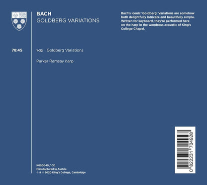 Bach: Goldberg Variations (Arranged for Harp) - Parker Ramsay