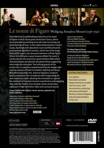 MOZART: LE NOZZE DI FIGARO - Royal Opera House Orchestra and Chorus, Antonio Pappano (2 DVD)