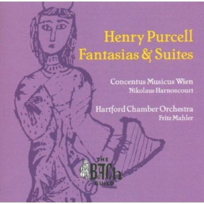 PURCELL: FANTASIAS & SUITES - HARNONCOURT, CONCENTUS MUSICUS WIEN, HARTFORD SYMPHONY ORCHESTRA (2 CDS)