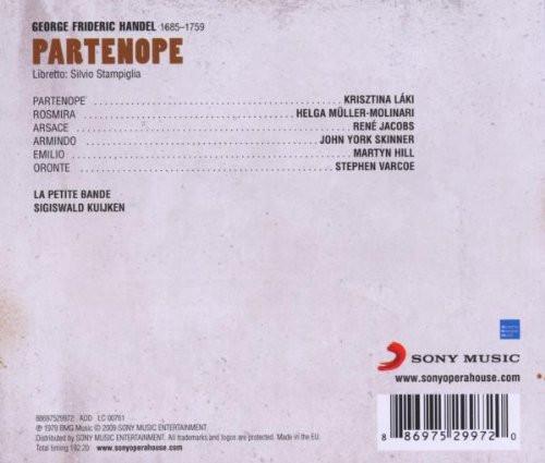 HÄNDEL: PARTENOPE - LA PETITE BANDE, SIGISWALD KUIJKEN (3 CDS)