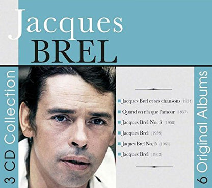 JACQUES BREL - 6 Original Albums (3 CDs)