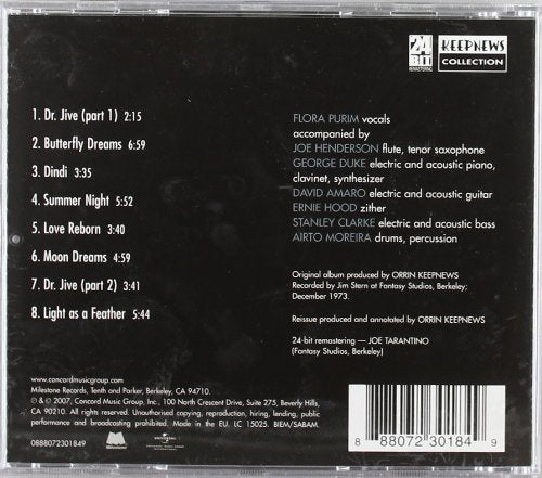 FLORA PURIM: Butterfly Dreams [Keepnews Collection]