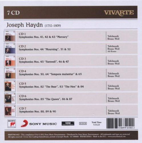 HAYDN: SYMPHONIES 41-47, 50-52, 64-65, 82-90 - Bruno Weil, Tafelmusik (7 CDs)
