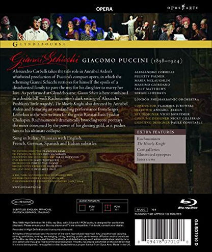 PUCCINI: Gianni Schicchi - Corbelli, Palmer, Giordano, Jurowski, London Philharmonic (Blu-Ray)