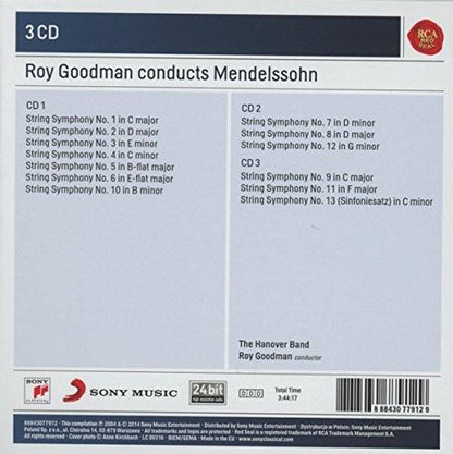 ROY GOODMAN CONDUCTS MENDELSSOHN (3 CDS)