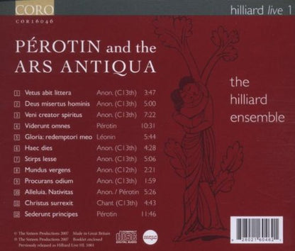 Pérotin and the Ars Antiqua: The Hilliard Ensemble (Live)