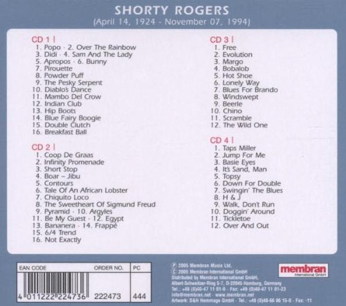 SHORTY ROGERS: WEST COAST SWING (4 CDS)