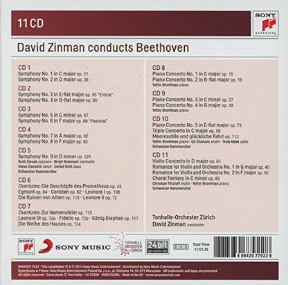 DAVID ZINMAN CONDUCTS BEETHOVEN (11 CDS)