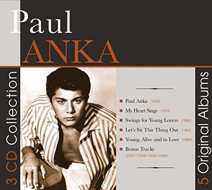 PAUL ANKA - 5 ORIGINAL ALBUMS (3 CDS)