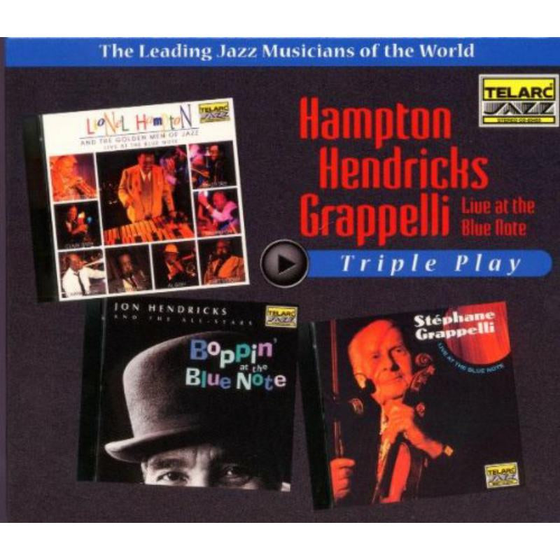 LIONEL HAMPTON, JON HENDRICKS, STEPHANE GRAPPELLI: TRIPLE PLAY (3 CDS)