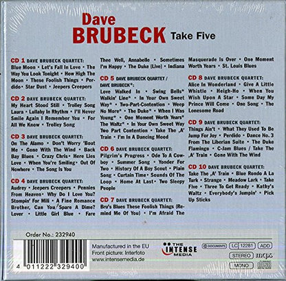 DAVE BRUBECK: TAKE FIVE - STUDIO AND LIVE RECORDINGS (10 CDS)