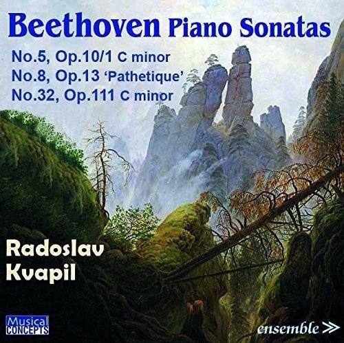 BEETHOVEN: PIANO SONATAS NO. 5 OP.10/1, NO.8, OP. 13 - KVAPIL