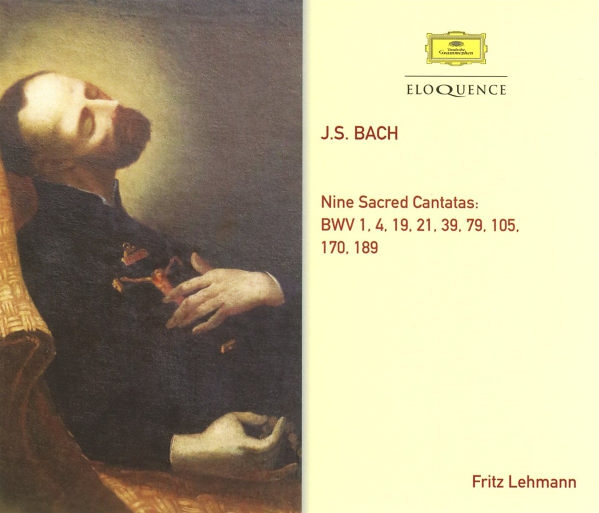 Bach: Nine Sacred Cantatas - Fritz Lehman, Berlin Philharmonic (3 CDs)