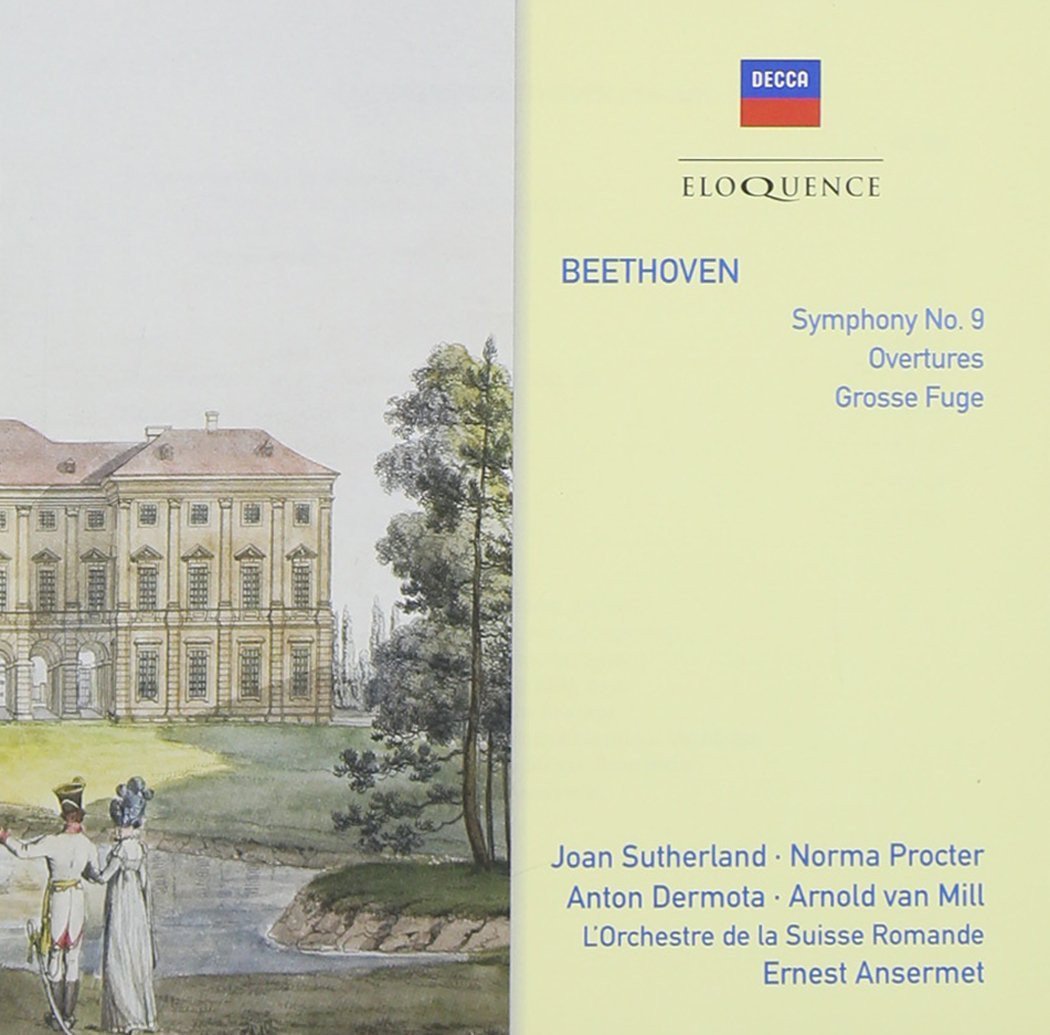 BEETHOVEN: SYMPHONY NO. 9, OVERTURES - L'Orchestre de la Suisse Romande, Ernest Ansermet (2 CDs)