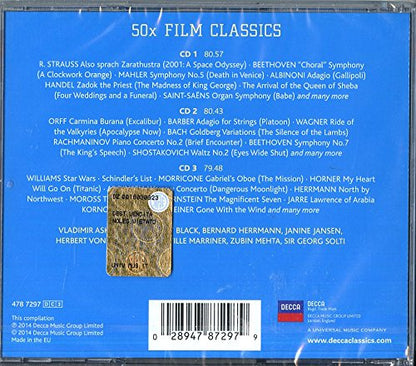 50 X FILM CLASSICS (3 CDs)