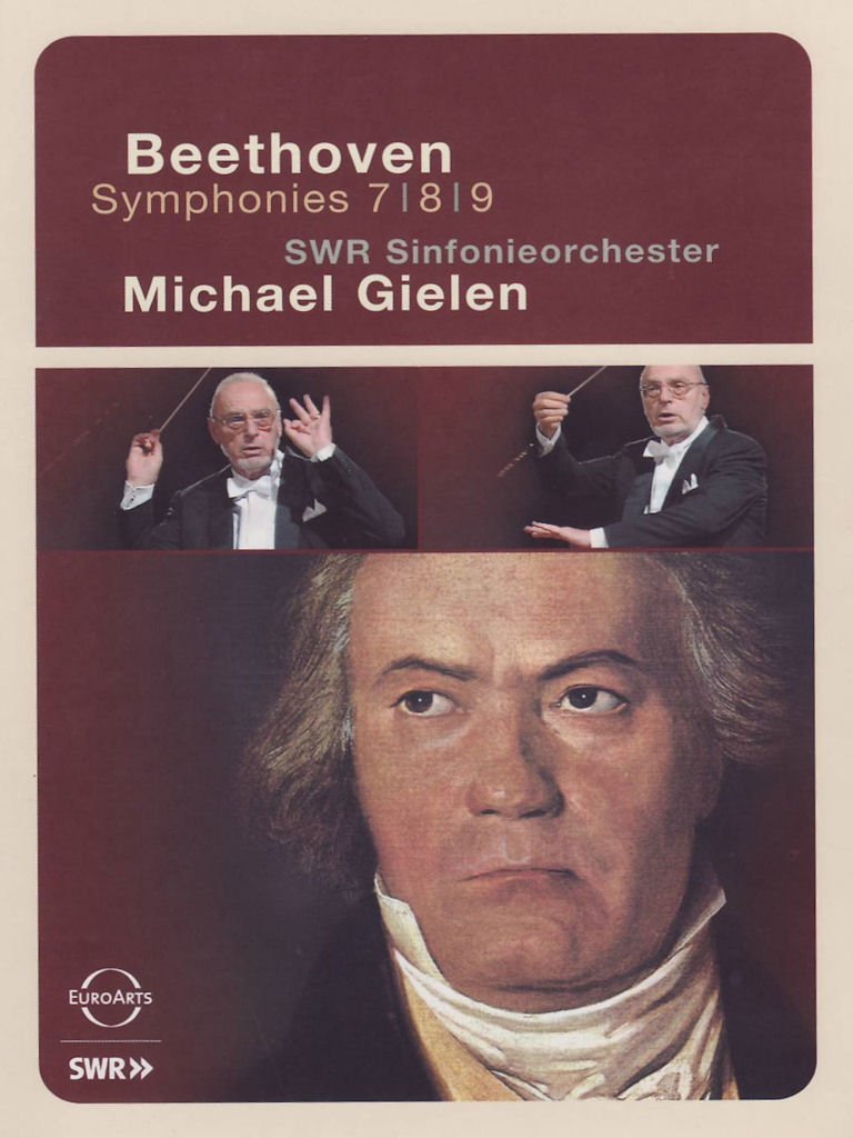 BEETHOVEN: SYMPHONIES NR. 7, 8 & 9 - Gielen, SWR Baden-Baden and Freiberg Symphony Orchestra (DVD)