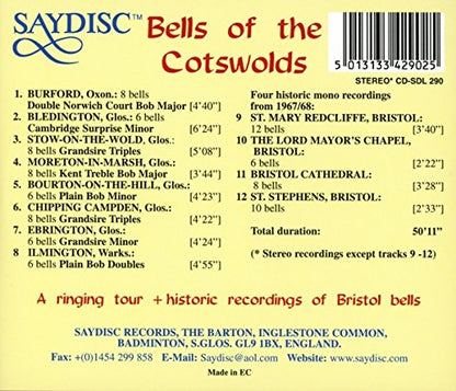 A Ringing Tour of Bells of the Cotswolds + Historic Recordings of Bristol Bells