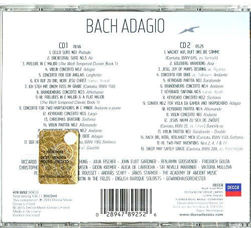 BACH ADAGIO (2 CDs)