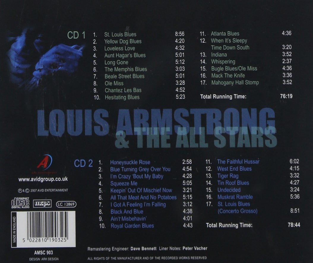 Louis Armstrong & The All-Stars: 1954-56 Classic Studio & Live Performances (2 CDs)
