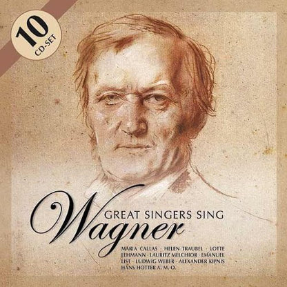 GREAT SINGERS SING WAGNER : Maria Callas, Helen Traubel, Lotte Lehmann, Lauritz Melchior (10 CDs)