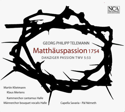 TELEMANN: St Matthew Passion (DANZIGER PASSION 1754)