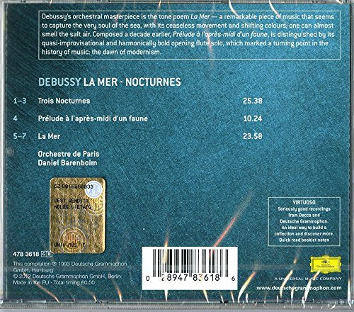 Debussy: La Mer; Nocturnes - Barenboim, Orchestre de Paris