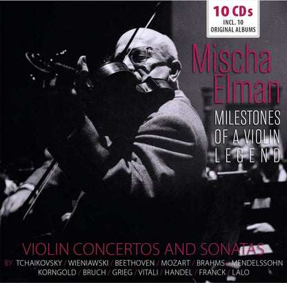 MISCHA ELMAN: VIOLIN CONCERTOS AND SONATAS (10 CDS)