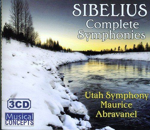 SIBELIUS: SYMPHONIES 1-7 - ABRAVANEL, UTAH SYMPHONY (3 CDS)