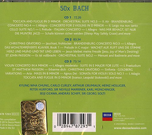 50 X BACH (3 CDs)