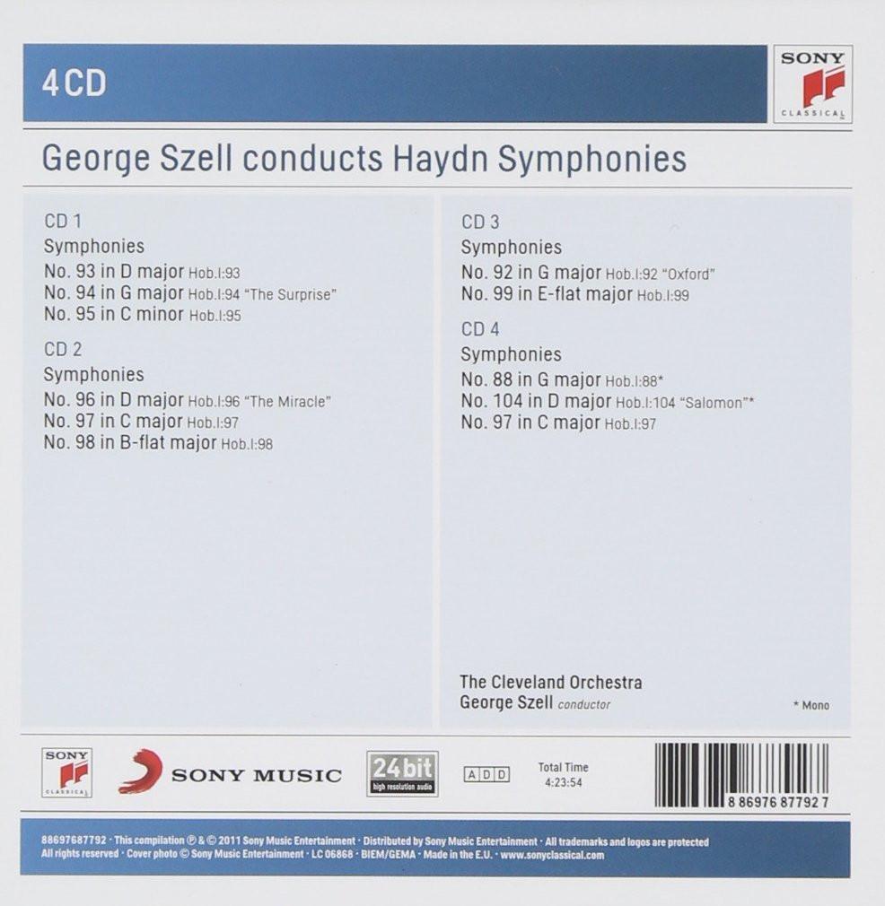HAYDN: SYMPHONIES - George Szell, Cleveland Orchestra (4 CDs)