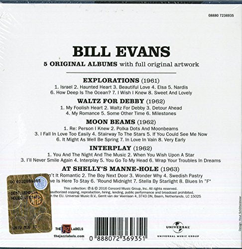 Bill Evans: 5 Original Albums (5 CDS)