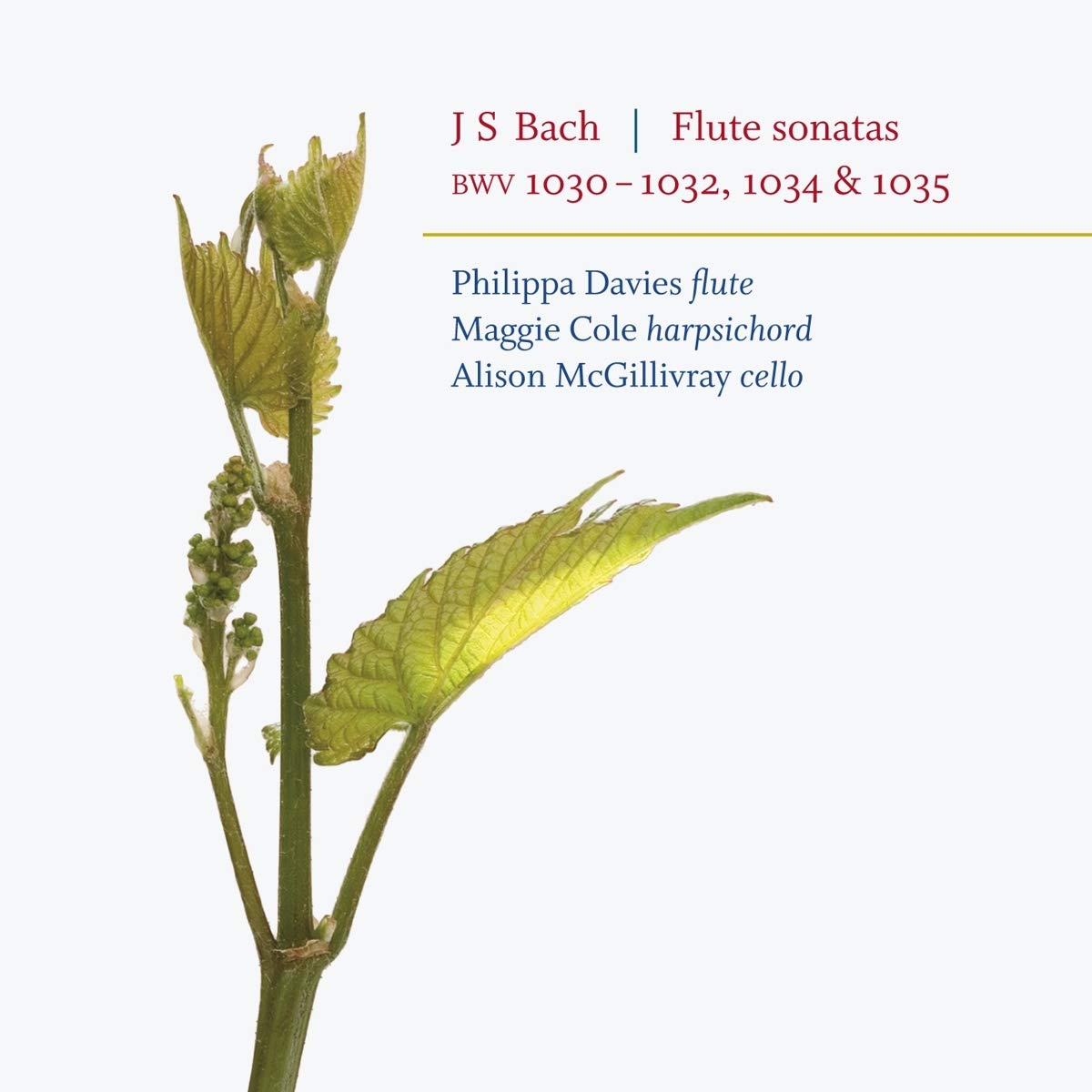BACH: Flute Sonatas -  Philippa Davies, Maggie Cole, Allison McGillivray