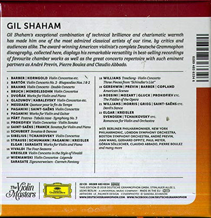 GIL SHAHAM: THE COMPLETE DEUTSCHE GRAMMOPHON RECORDINGS (22 CDS)
