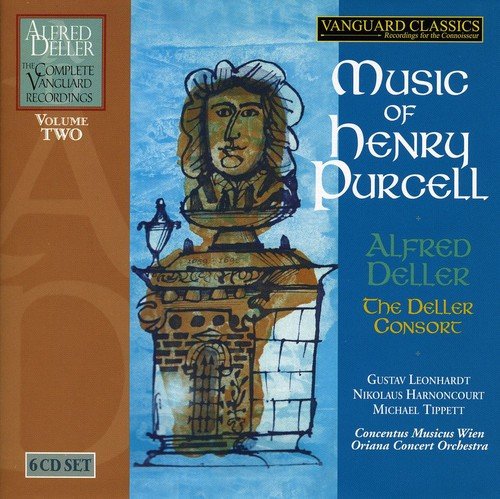 ALFRED DELLER: COMPLETE VANGUARD CLASSICS RECORDINGS, VOLUME 2 - MUSIC OF HENRY PURCELL (6 CDS)