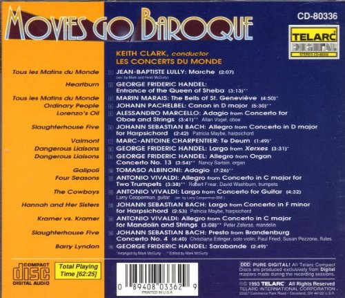 MOVIES GO BAROQUE - Les Concerts du Monde, Keith Clark