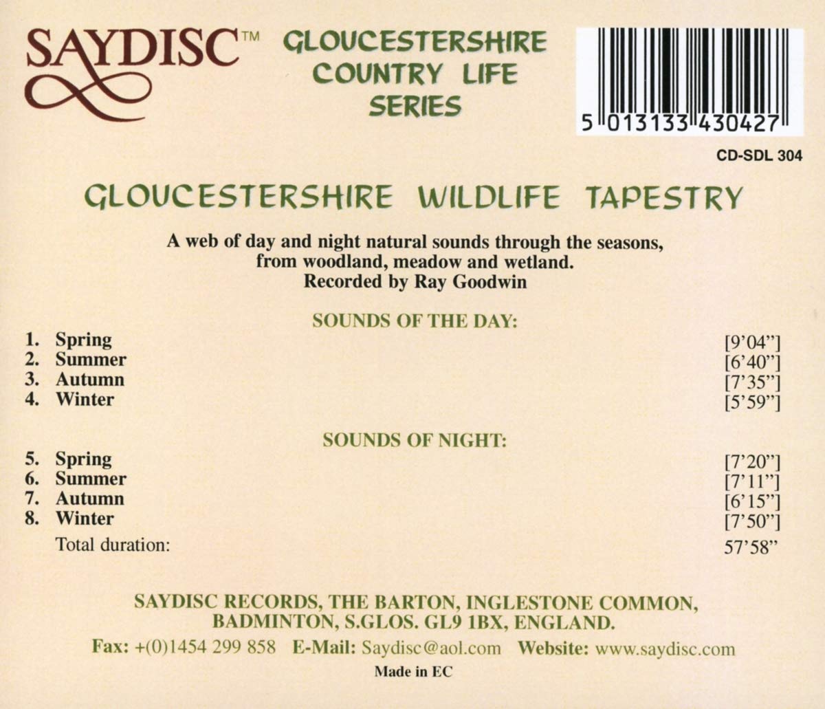 Gloucestershire Wildlife Tapestry