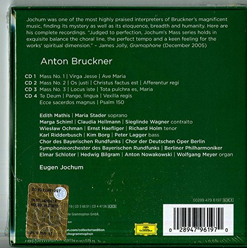 BRUCKNER: SACRED WORKS - EUGEN JOCHUM (4 CDS)