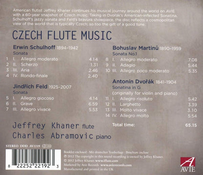 Czech Flute Music - Jeffrey Khaner, Charles Abramovic