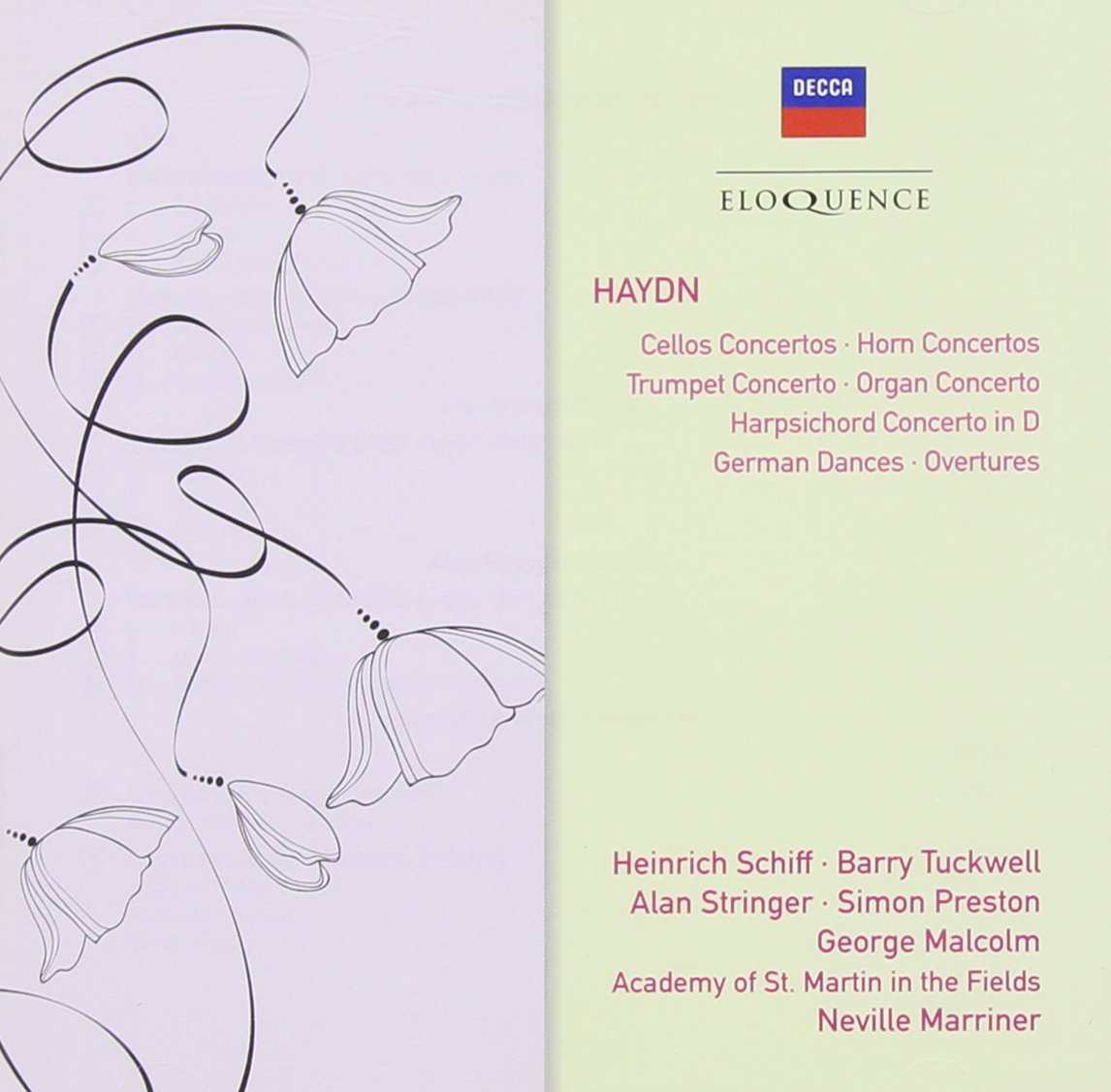 HAYDN: Horn, Cello and Trumpet Concertos, German Dances, Overtures - Academy of St. Martin in the Fields, Marriner (2 CDs)