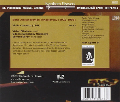 TCHAIKOVSKY, BORIS: VIOLIN CONCERTO - PIKAIZEN, ODENSE SYMPHONY ORCHESTRA, SEROV
