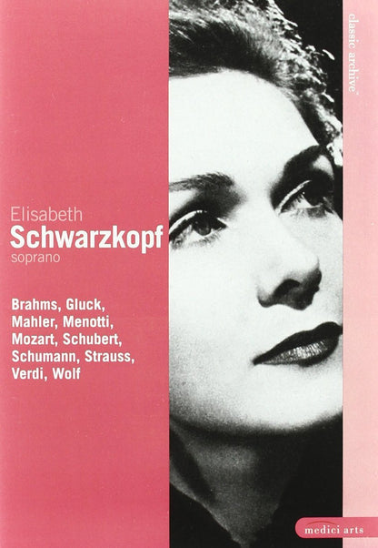 Elizabeth Schwarzkopf (BRAHMS/GLUCK/MAHLER/MENOTTI/MOZART): Classic Archive (DVD)