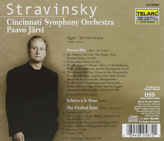 STRAVINSKY: FIREBIRD; PETROUCHKA & SCHERZO A LA RUSSE - Paavo Jarvi, Cincinnati Symphony Orchestra